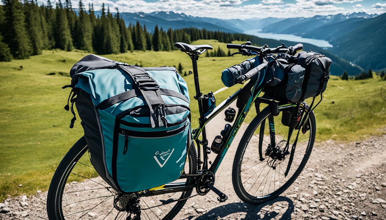 Fahrradtasche für Gepäckträger für Fahrradtouren