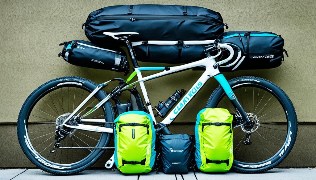 Leichte Bikepacking-Taschen